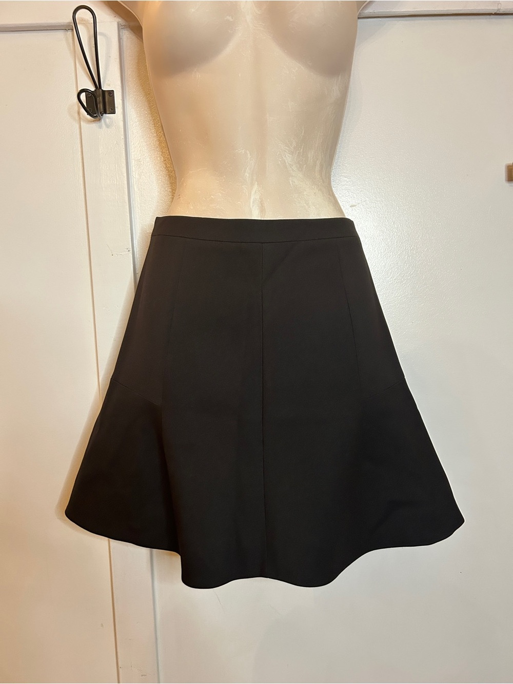 J. Crew Black A-Line Flared Skirt